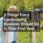 how to manage a landscaping business